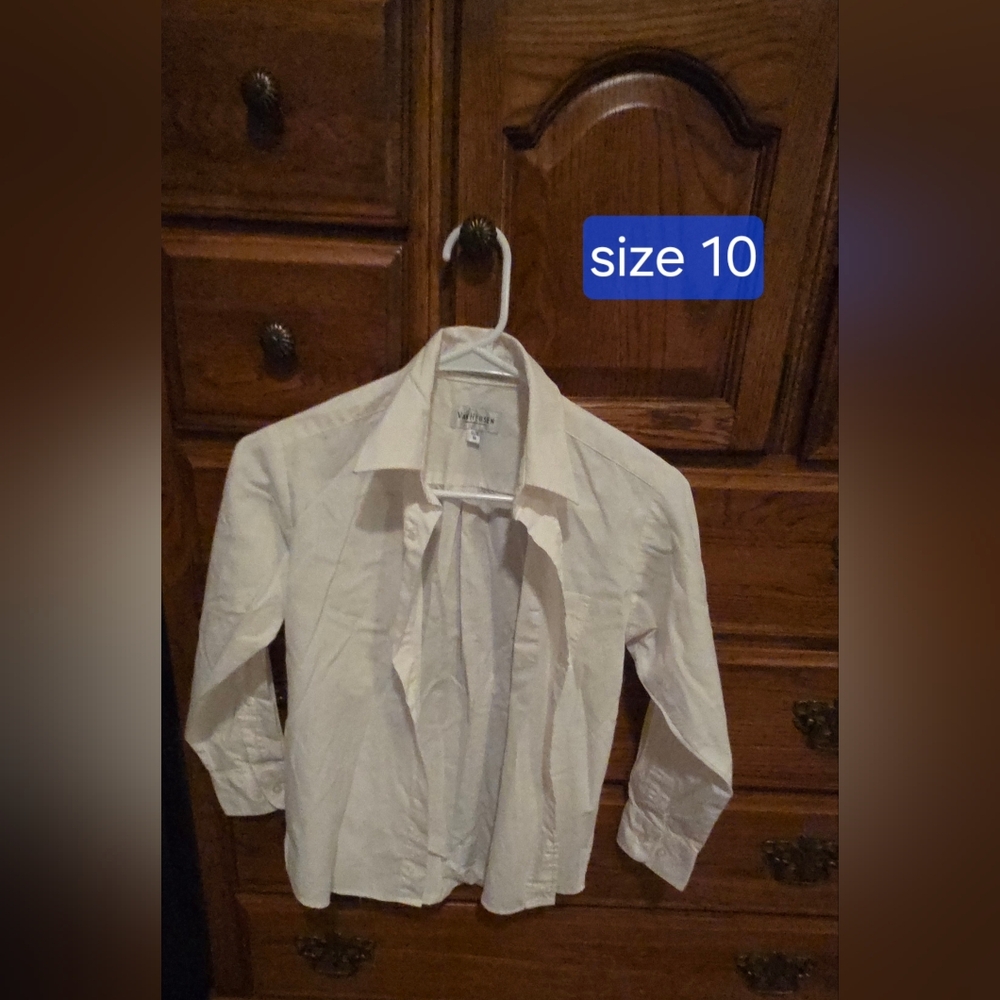 Van Heusen Kids White Button Down Shirt